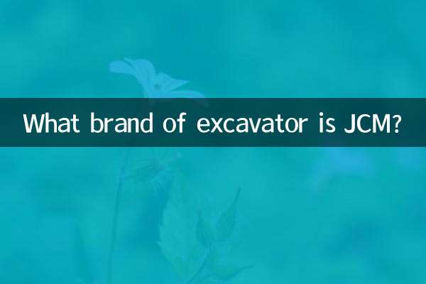 ما هي ماركة الحفارة JCM؟