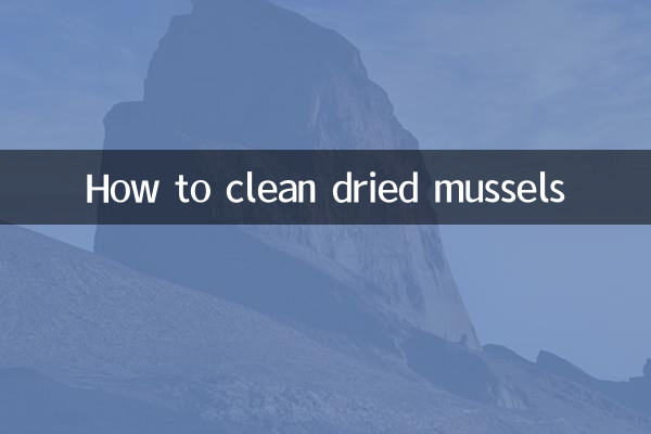 نحوه تمیز کردن صدف های خشک