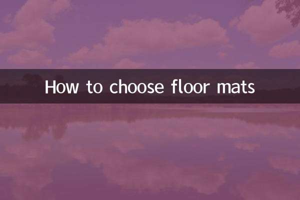 Cómo elegir alfombrillas