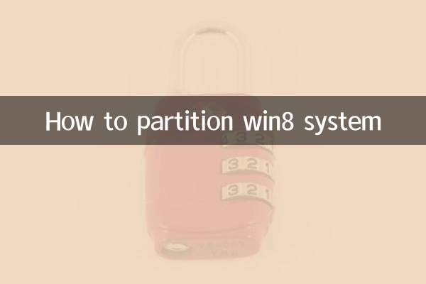 Come partizionare il sistema Win8