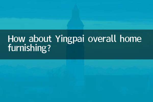 Wie wäre es mit der Gesamteinrichtung von Yingpai?