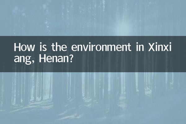 How is the environment in Xinxiang, Henan?
