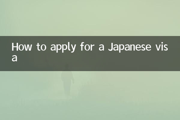 Как подать заявление на получение японской визы