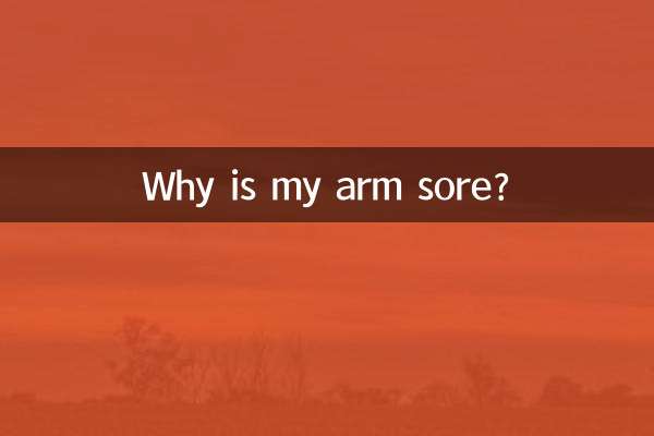 Why is my arm sore?