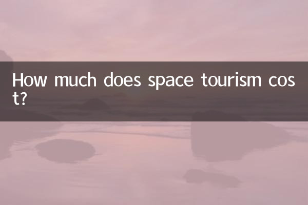 Combien coûte le tourisme spatial ?