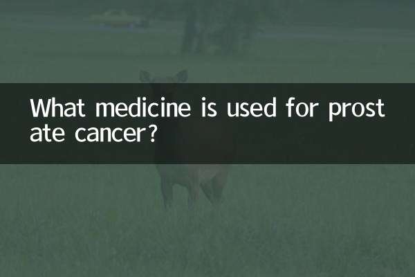 Welche Medikamente werden bei Prostatakrebs eingesetzt?