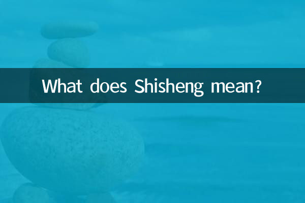 Cosa significa Shisheng?
