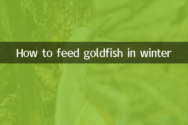 Чем кормить золотых рыбок зимой