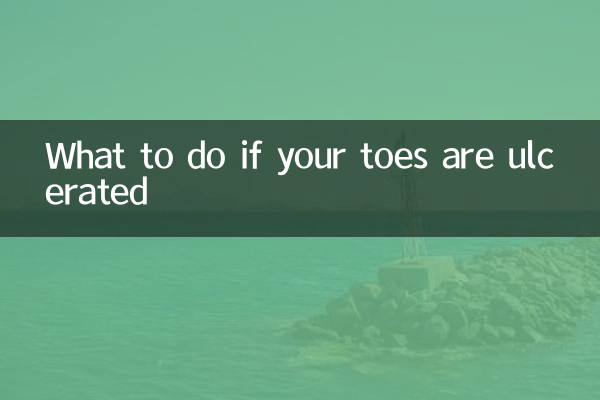 O que fazer se os dedos dos pés estiverem ulcerados