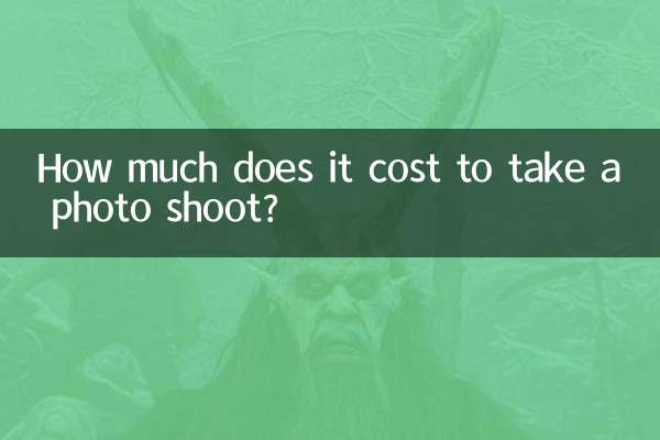 Wie viel kostet ein Fotoshooting?