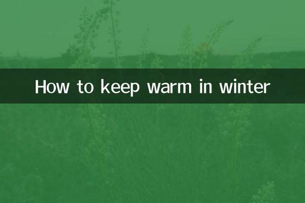 Cómo mantenerse caliente en invierno