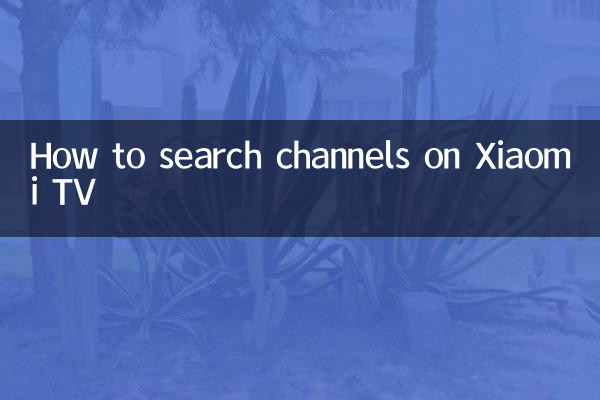 So suchen Sie nach Kanälen auf Xiaomi TV