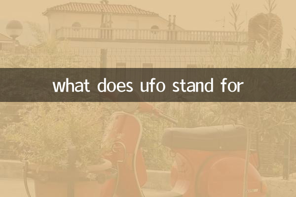 یو ایف او کا کیا مطلب ہے