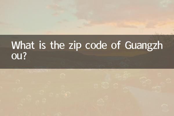 广州市邮编是多少