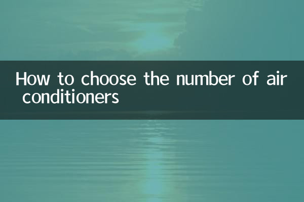 Come scegliere il numero di condizionatori