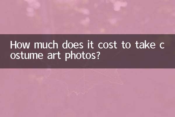 Wie viel kostet es, Kostümkunstfotos zu machen?