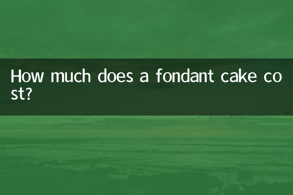 Wie viel kostet eine Fondanttorte?