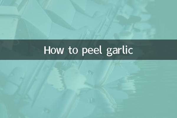 Como descascar alho