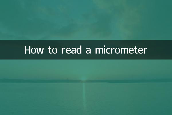 Come leggere un micrometro