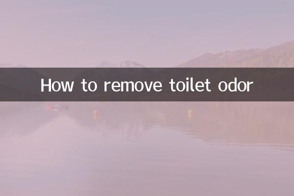 How to remove toilet odor
