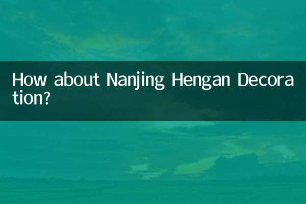 কিভাবে নানজিং Hengan সজ্জা সম্পর্কে?