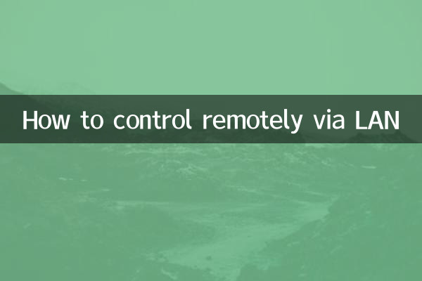 Come controllare da remoto tramite LAN