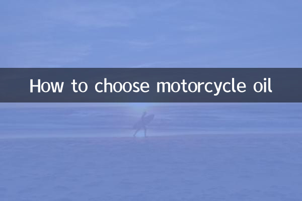 バイクオイルの選び方