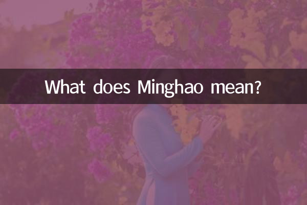 मिंगहाओ का क्या मतलब है?