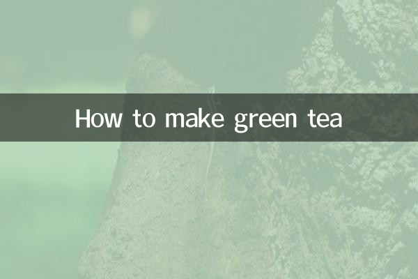 ग्रीन टी कैसे बनाये