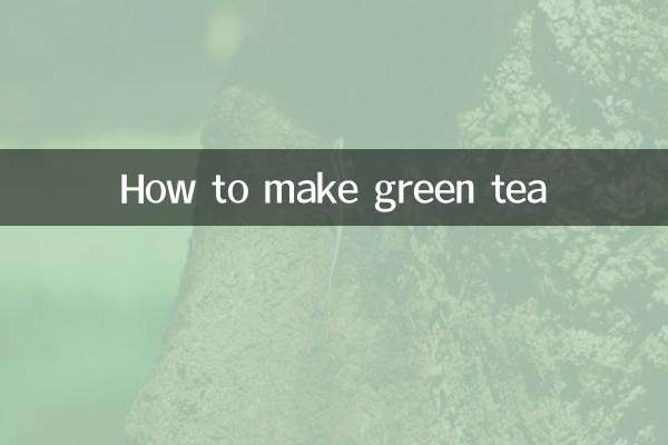 ग्रीन टी कैसे बनाये