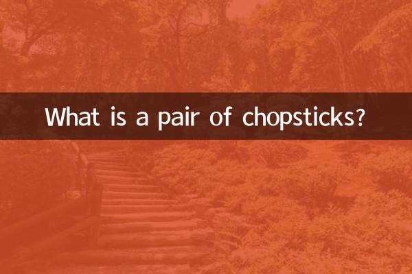 Was ist ein Paar Essstäbchen?