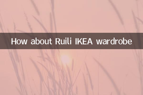 کس طرح رویلی Ikea الماری کے بارے میں؟