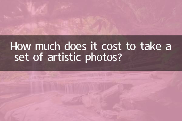 فنکارانہ تصاویر کا ایک سیٹ لینے میں کتنا خرچ آتا ہے؟