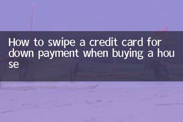 مکان خریدتے وقت ادائیگی کے لئے کریڈٹ کارڈ کو کس طرح سوائپ کریں