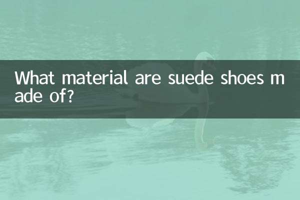 What material are suede shoes made of?