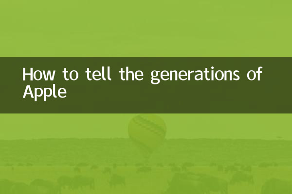 Apple की पीढ़ियों को कैसे बताएं?