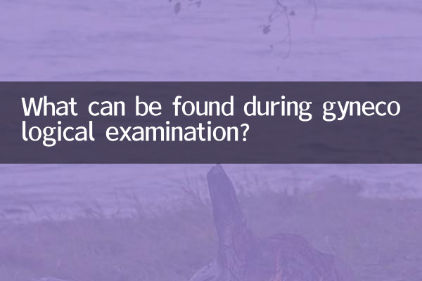 Que retrouve-t-on lors d'un examen gynécologique ?