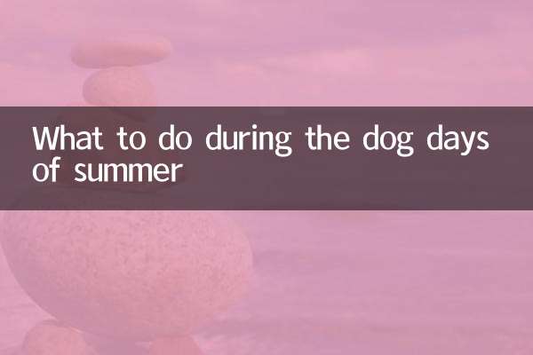 Cosa fare durante la canicola estiva