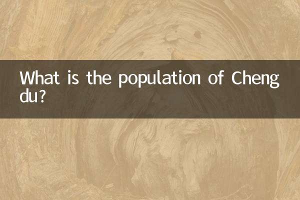 ¿Cuál es la población de Chengdú?