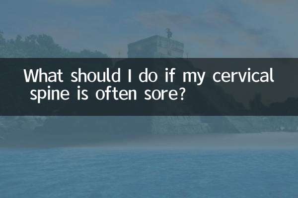 Was soll ich tun, wenn meine Halswirbelsäule oft schmerzt?