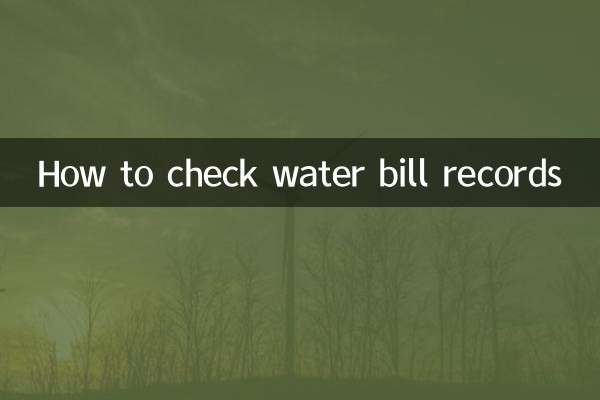 水道料金記録の確認方法