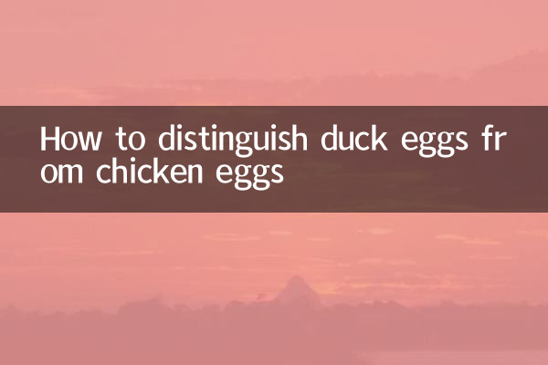 Как отличить утиные яйца от куриных