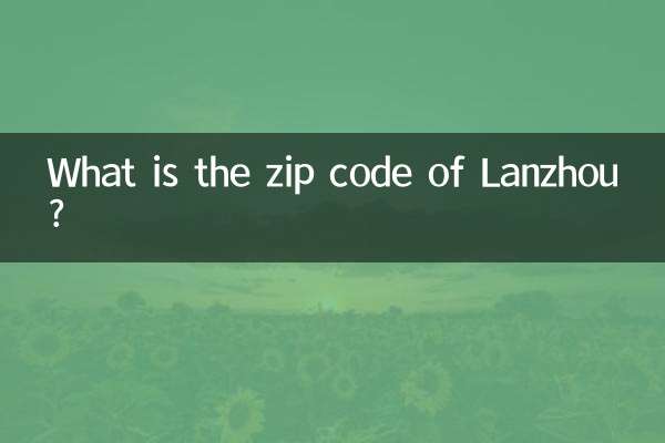 What is the zip code of Lanzhou?