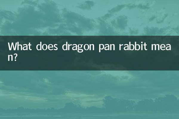 Que signifie le lapin dragon pan ?