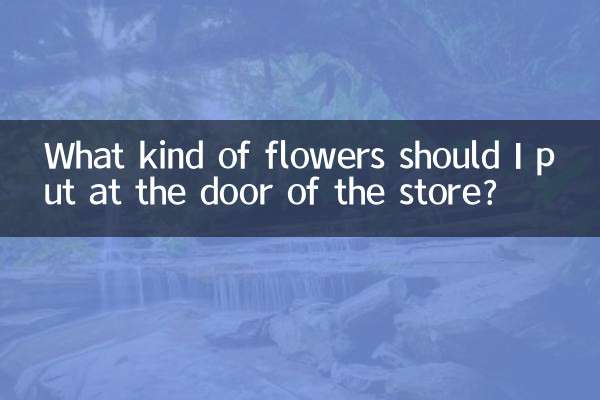 店铺门口放什么花