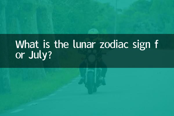 Quel est le signe du zodiaque lunaire de juillet ?