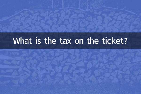 Quelle est la taxe sur le billet ?
