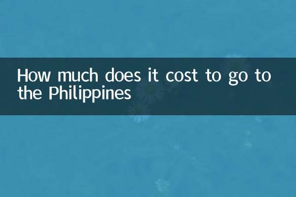 Combien ça coûte d'aller aux Philippines