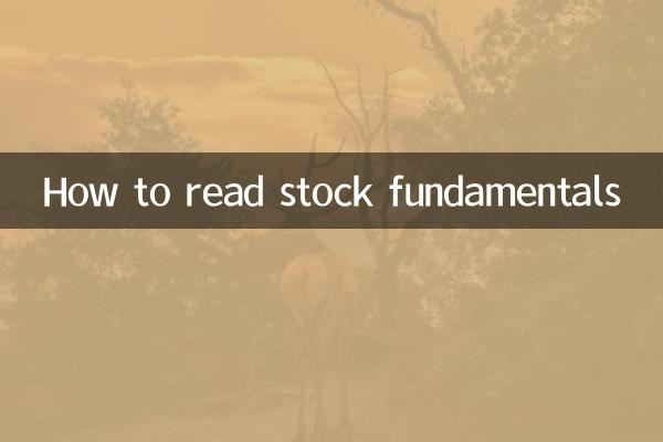 How to read stock fundamentals