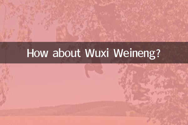 E quanto a Wuxi Weineng?
